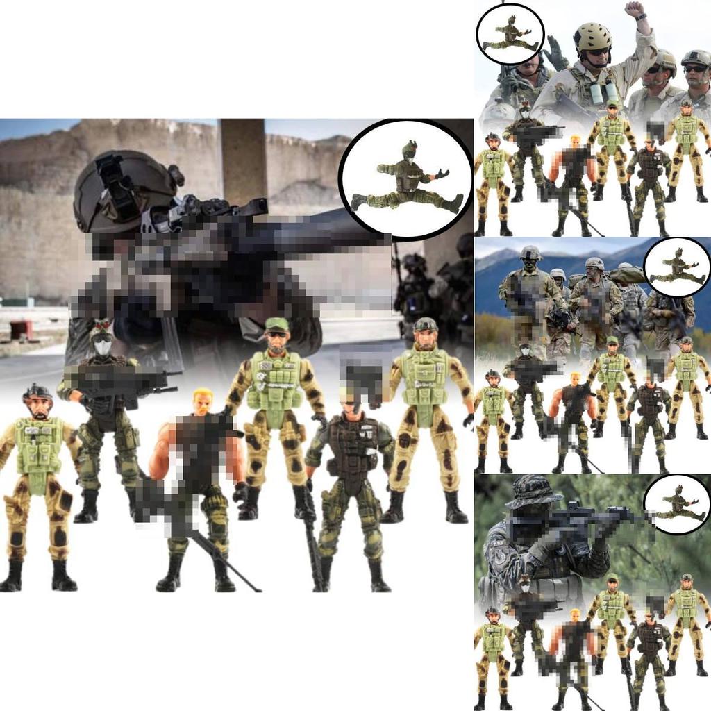10cm Cross-border Military Action Figure With Articulated Joints Ideal For Collectors And Displays