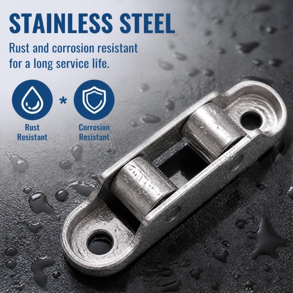 4pcs Double Bearing Window Pulley Wheels Zinc Alloy Door Window Fittings Sliding Door