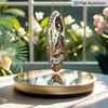 2D Flat, 1pc Round Aluminum Tequila Served Here Sign, Mexican Sugar Skull & Sombrero Metal Wall Art, Day of the Dead Style Tequila Bar Decor