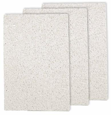 Nippon Insole Industry Cellulose Sponge Cloth, Made In Japan, Absorbent, Quick Drying, Draining Mat, Large Type, 45 X 30 Cm, White, Set of 3