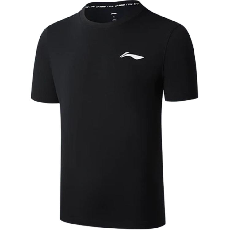 Li-Ning Casual Training Series Letter Print Versatile Simple Short Sleeve T-Shirt Unisex Tops AHSWA85-1