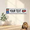 Personalized Suriname Metal Sign Waterproof Home Garage Wall Decor