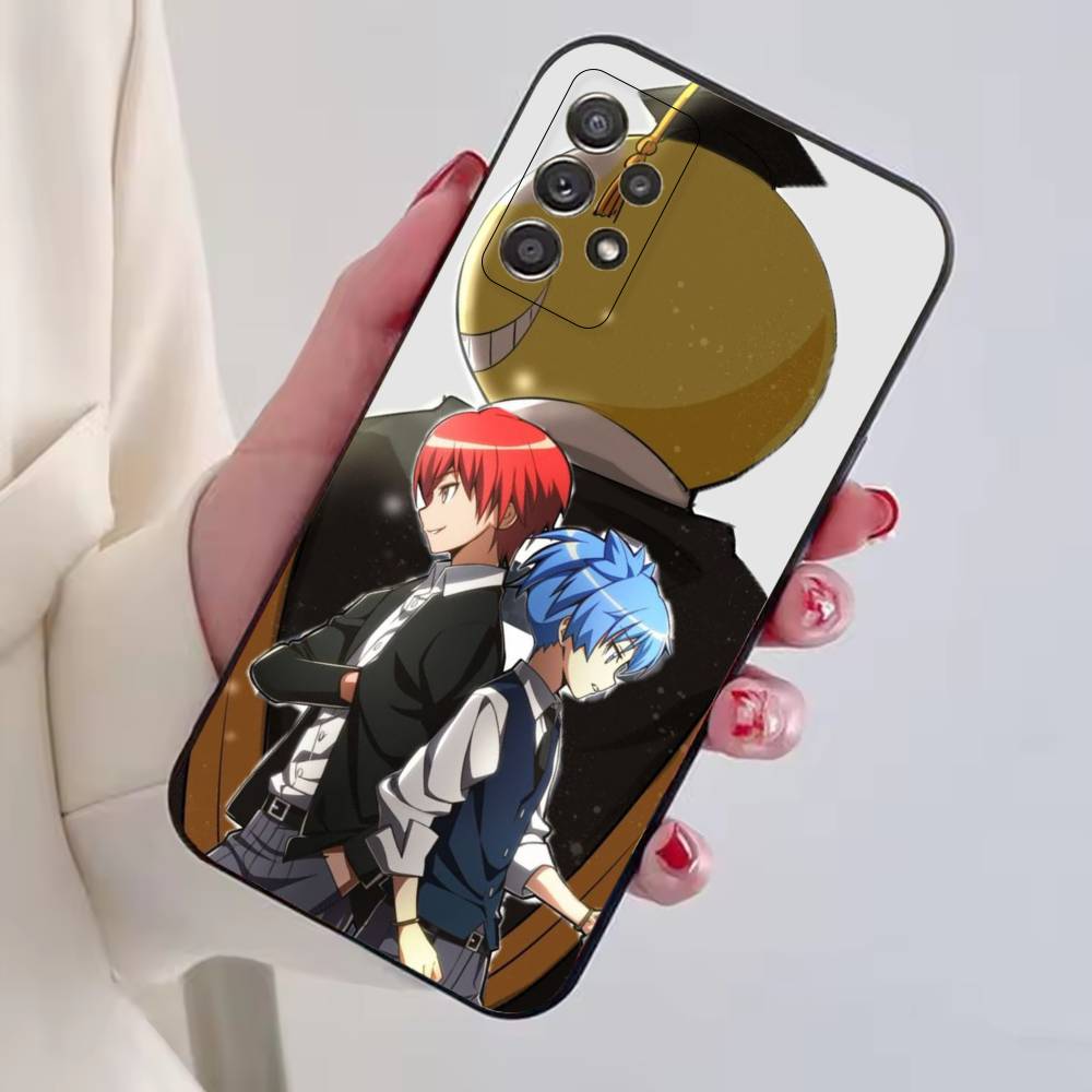 Anime Assassination C-Classroom Phone Case For Samsung S25,S24,S21,S22,S23,S30,Ultra,S20,Plus,Fe,Soft Silicone Black Cover