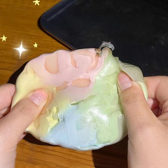 Crisp Stress Ball Handmade Stress Relief Slow Rising Ball Sensory Fidget Toy Portable Decompression Stress Ball Party Favors