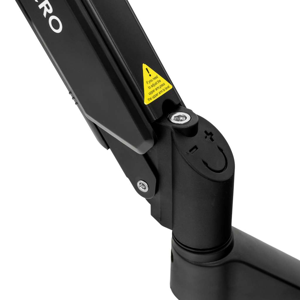 FURVERO HK001 bildskärmsfäste 1 x arm, gasfjäder, svart N