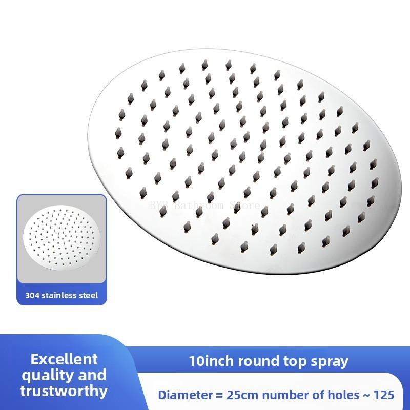 Vysokotlaká dešťová nerezová sprchová hlavice s vysokým průtokem 8" 10" 12" čtvercová konstrukce pro zvýšení tlaku lázeňská koupelnová sprchová hlavice