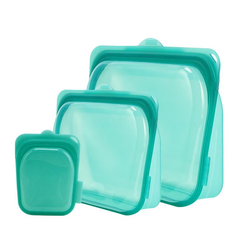 Food-grade Silicone Preservation Bag Refrigerator Anti-serial Sealing Bag Can Be Boiled Food Portioning Bag