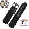Cinturino in vera pelle per orologio Timex Tidal compass Cinturino T2n739 T2n720 T2n721 Cinturino in tela 24*16mm da uomo Bocca convessa