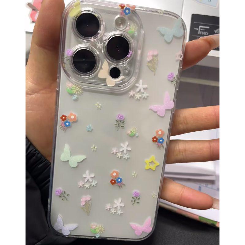 Floral iPhone 17 Pro Max Case - Soft, Full-Coverage Design for Girls, Also Fits XR and 16 Pro Max Models