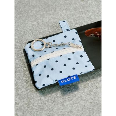 CLOTE Keyring Pouch Keyring - Dot Blue