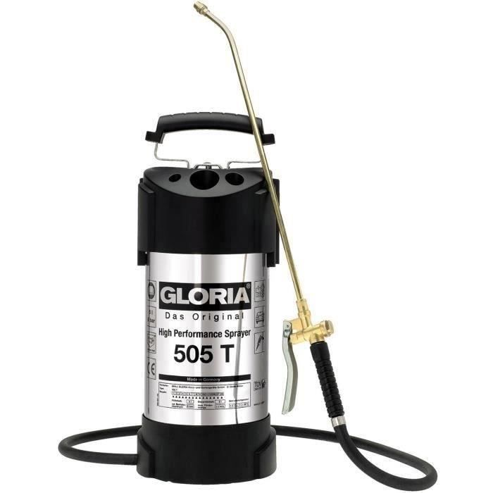 Sprayer - GLORIA - 505 T - 5L - Stainless Steel - 6 Bars