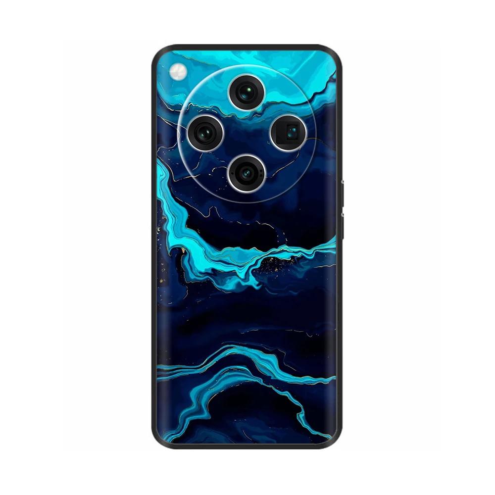 Painted Cover For Oppo Find X8 Pro Soft Black Silicon Back Cover Cases For Oppo Find X8 Findx8 Pro Shockproof Shell Cases Bumper