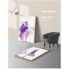 Nordic Posters and Prints Home Decor Wall Painting Frameless Watercolor Purple Ballerina Canvas Painting Girl Room Art Cuadros