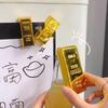 Creative Gold Bar Beer Opener Multi-Functional Magnetic Refrigerator Sticker Novelty Gift Bottle Opener Trendy Party Gadget