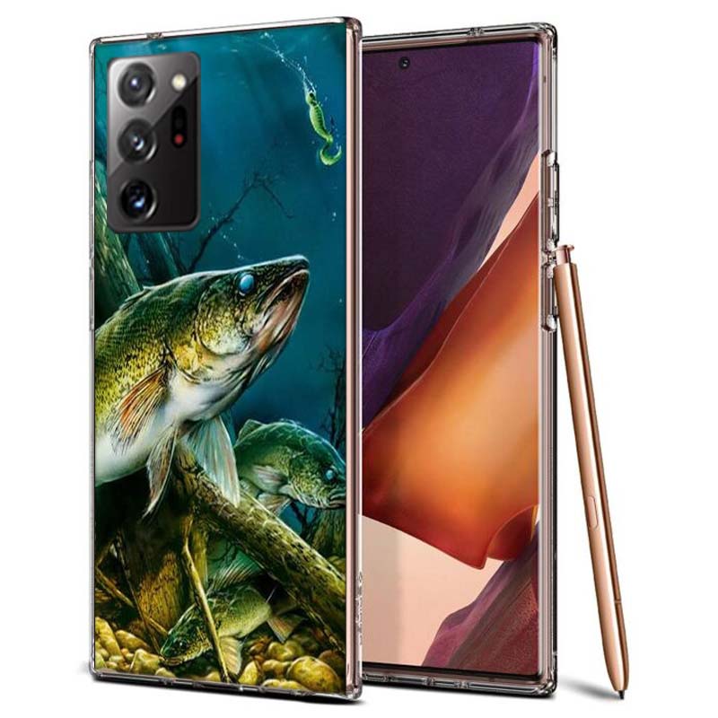 Angelzubehör Fisch Handyhülle für Samsung A55 A35 A25 A15 A07 A05S A16 A17 A26 A36 A37 A56 A57 Galaxy Note 20 10 A50S A71 A51 A31