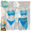 Legend Of Zelda Kingdom Tears Link's Cosplay Swimsuit Bikini For Halloween And Games