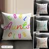 Cool Aunts Club Cushion Cover Linen Organic Fabric DoubleSided Printing Sofa Breathable Home Decor Gift Pillow Case