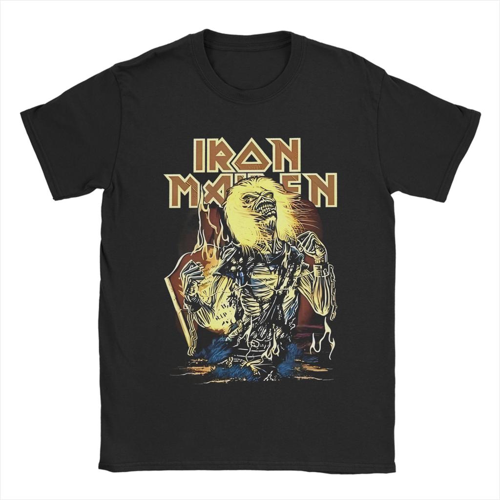 Fears Of The Darks T-Shirts for Men Women I-Iron M-Maidens  Cotton Tee Shirt Crewneck Short Sleeve T Shirts Plus Size Clothing