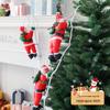 YIXI Christmas Santa Climbing Ladder Ornament