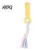 Soft TPR Rubber Dog Toys Spiky Chew Toy with Cotton Rope Pet Molar Stick Toy Interactive Puppy Chewing for Gums Small Medium Dogs Teeth Cleaning