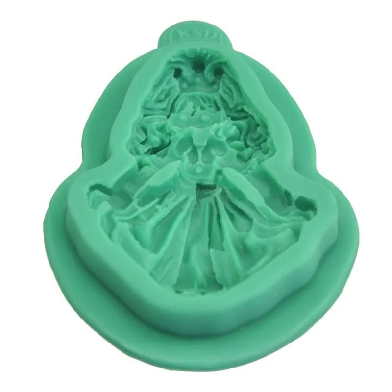Molde de Silicona para Modelado de Princesa Heredera Molde para Moldeo de Silicona Pastel Caramelo Decorativo Caramelo Molde de Proceso Herramienta Molde de Chocolate