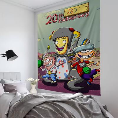 Cartoon HEd Edd N Eddy Tapestry Room Decor Wall Cloth Party Hanging Background Room Decor Baby Room
