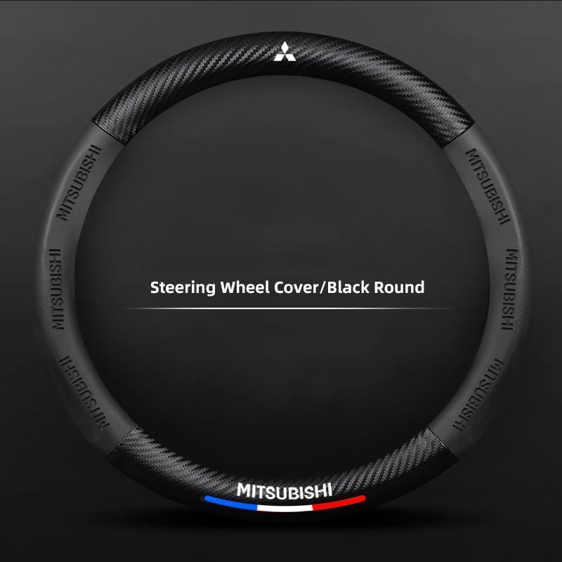 

Car Steering Wheel Cover Anti Slip Protective Auto Accessories For Mitsubishi Lancer Ralliart ASX Mirage Pajero Xpander Attrage