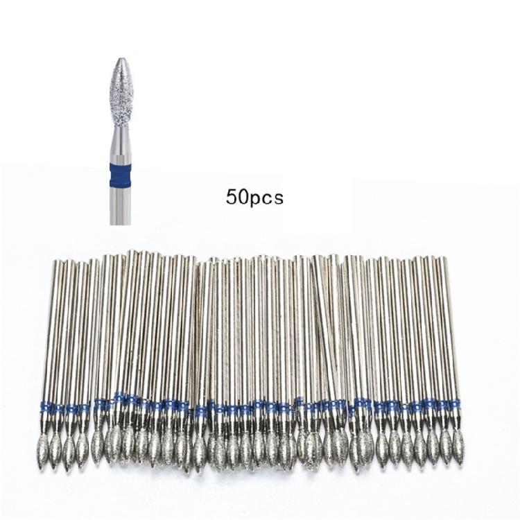50Pcs Cuticle Drill Bit Cuticle Drill Bits for Nails Diamond Nail Drill Bits