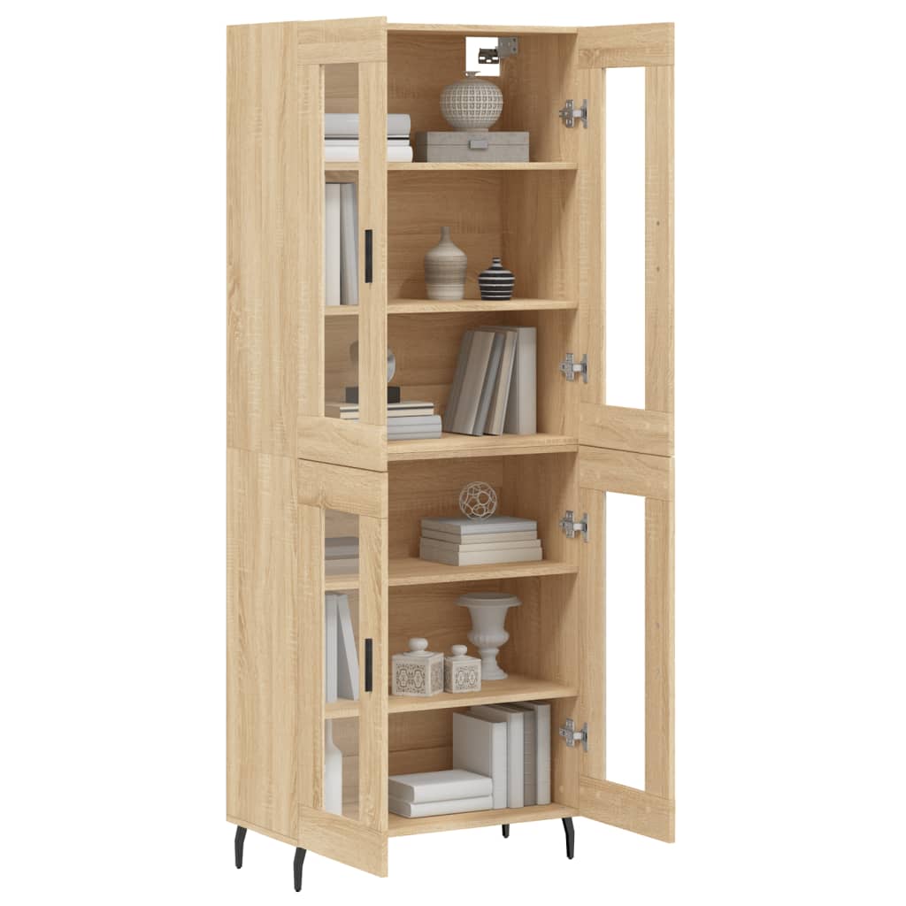 Highboard Sonoma Oak 69.5 x 34 x 180 cm Particleboard