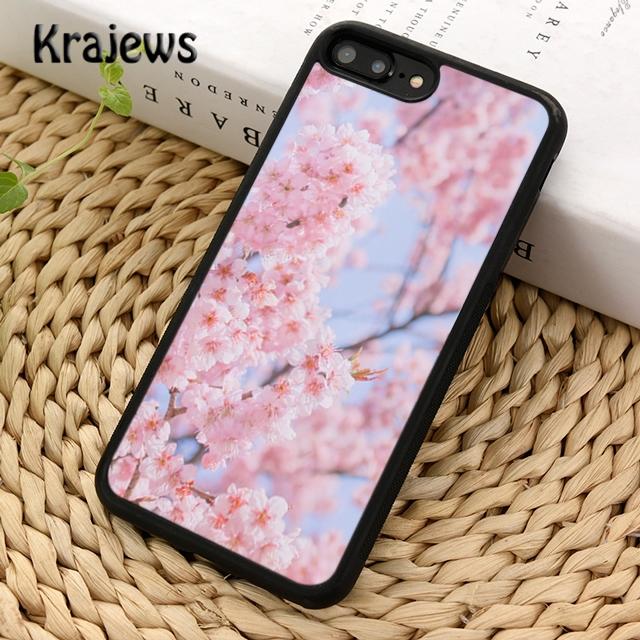 Cherry Blossom Floral Phone Case Cover For iPhone 17 Air 16 15 14 plus 12 13 pro max coque Shell Fundas