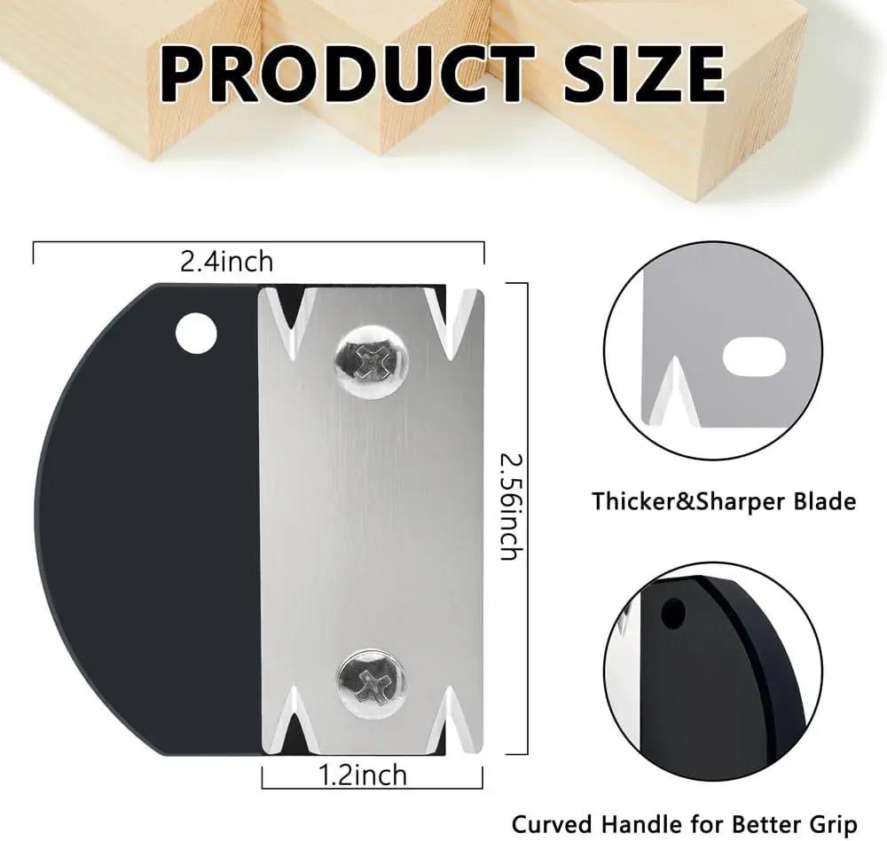 Ahşap Pah Kırma Köşe Yuvarlama Kazıyıcı Tahtası Çapak Alma Aleti Budama Bıçağı Ahşap İşleme Kenar Köşe Planyası Özel Kenar Bantlama