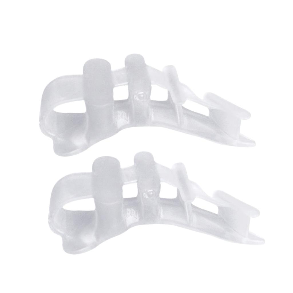 1Pair Four Hole Toe Separator Bunion Hallux Valgus Orthosis Gel Thumb Corrector Toe Straightener Toe Spreader Foot Protector