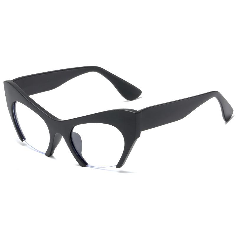 Wholesale Half Frame Cat Eye Personal Sunglasses Trendy Men Women Sunglasses 2022 Fashion Sunglasses 2022 New Arrival