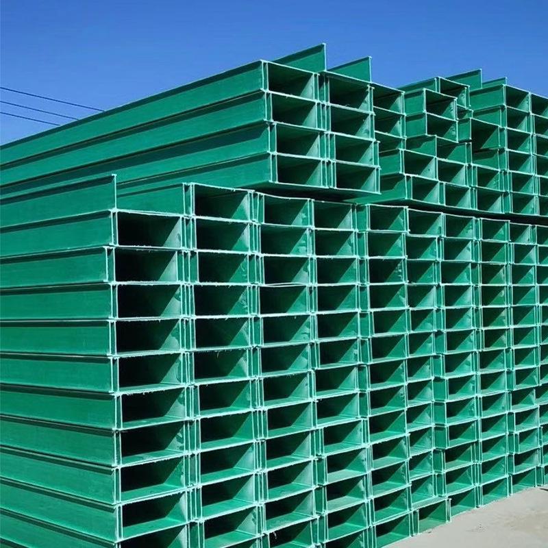Flame Retardant FRP Cable Tray Channel Type Polymer Trunking