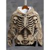 Herren Halloween Dunkler Stil Pullover Hoodie 3D Druck Herbst Winter
