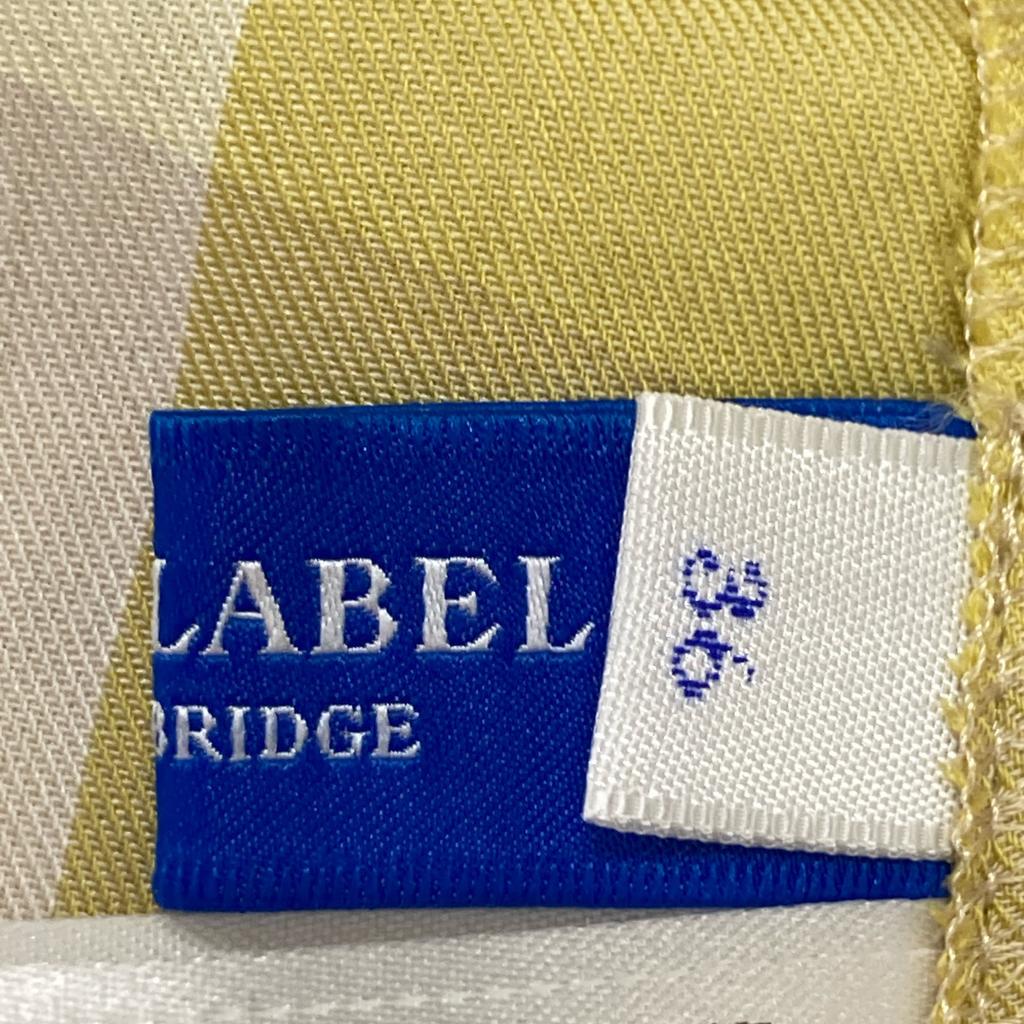 BLUE LABEL CRESTBRIDGE 23 year old check dress dress 36 yellowUsed