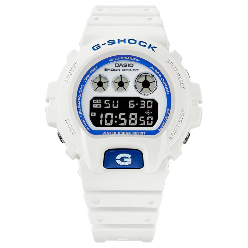 

CASIO DIGITAL series-three eyes, 200 meters waterproof, Quartz, resin strap, , men s watch, black dial DW-6900HDS-7A1 чёрный