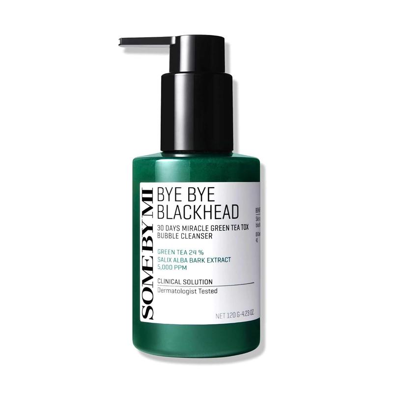 

[SOME BY MI] Bye Bye Blackhead 30 Days Miracle Green Tea Tox Bubble Cleanser 120 г