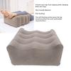 Leg Elevation Pillow Inflatable Wedge Pillow Wave Comfort Leg Pillow for Sleeping PVC Flocking Multipurpose