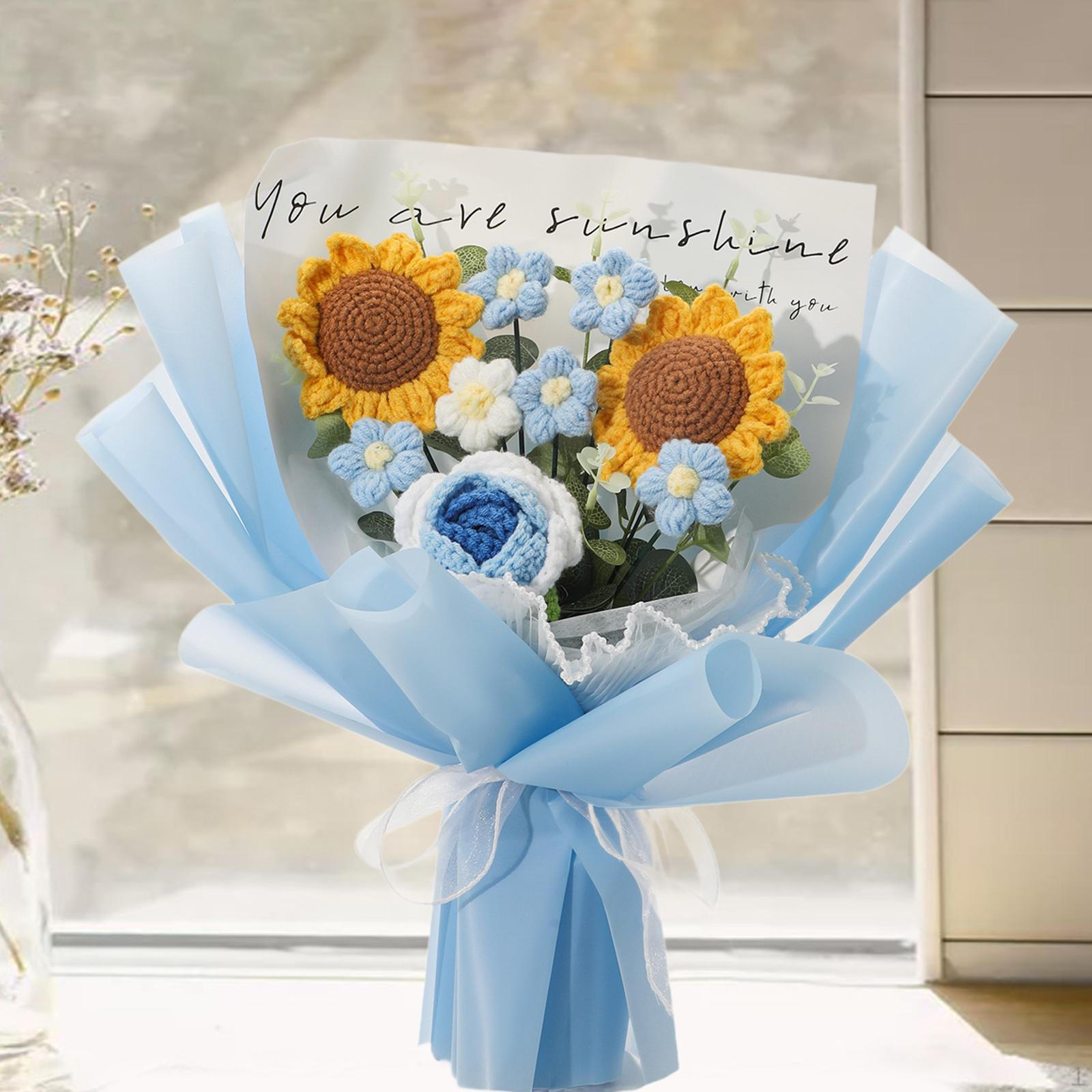 

Искусственная цветочная композиция с крючком для декора стола