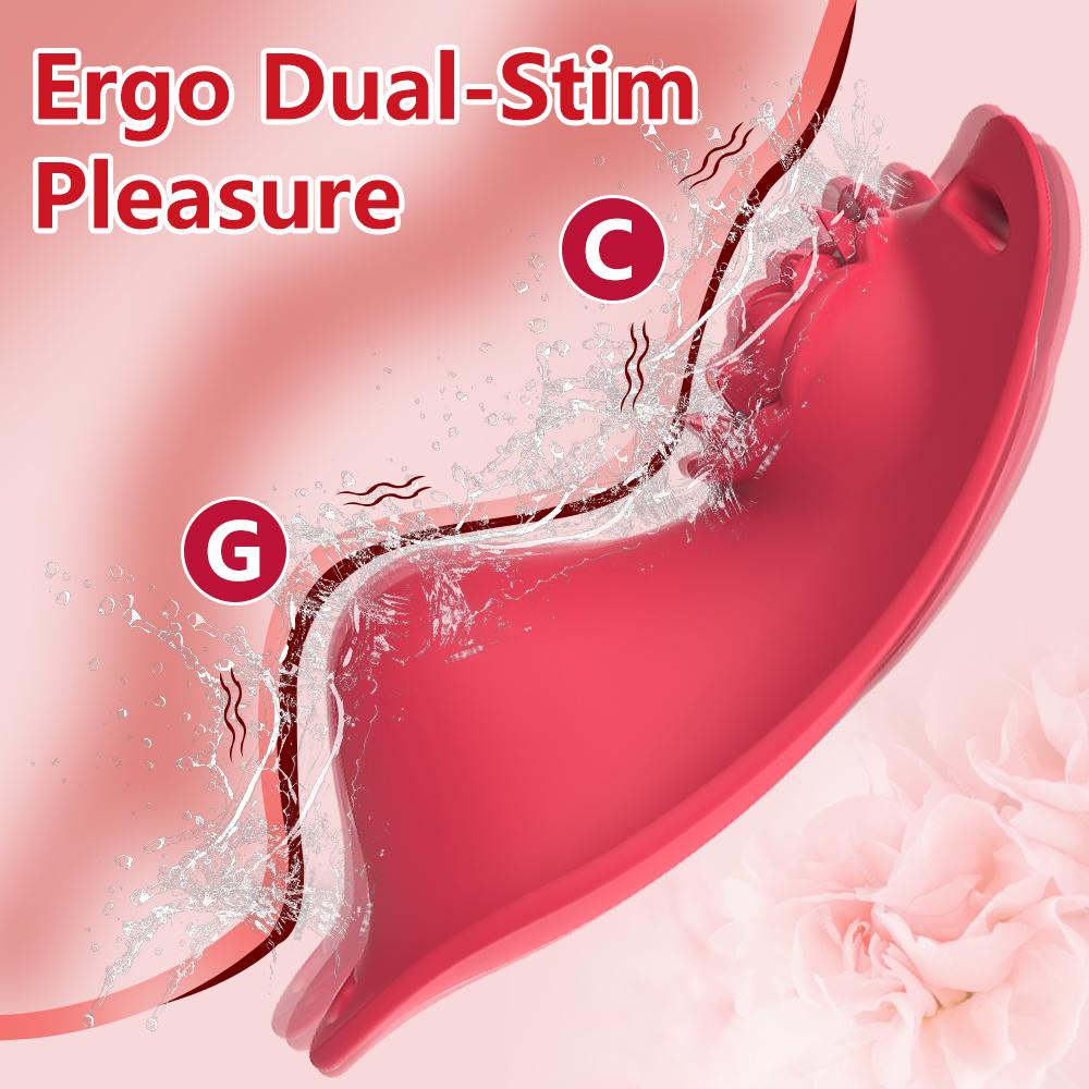 Wearable Sexy Lace Panty Vibrator Remote Control Clitoral Stimulator Vibrating Female Masturbation Rose Sex Toys For Women