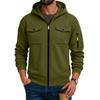 Men's Color Light Hooded Jacket for Fall and Winter