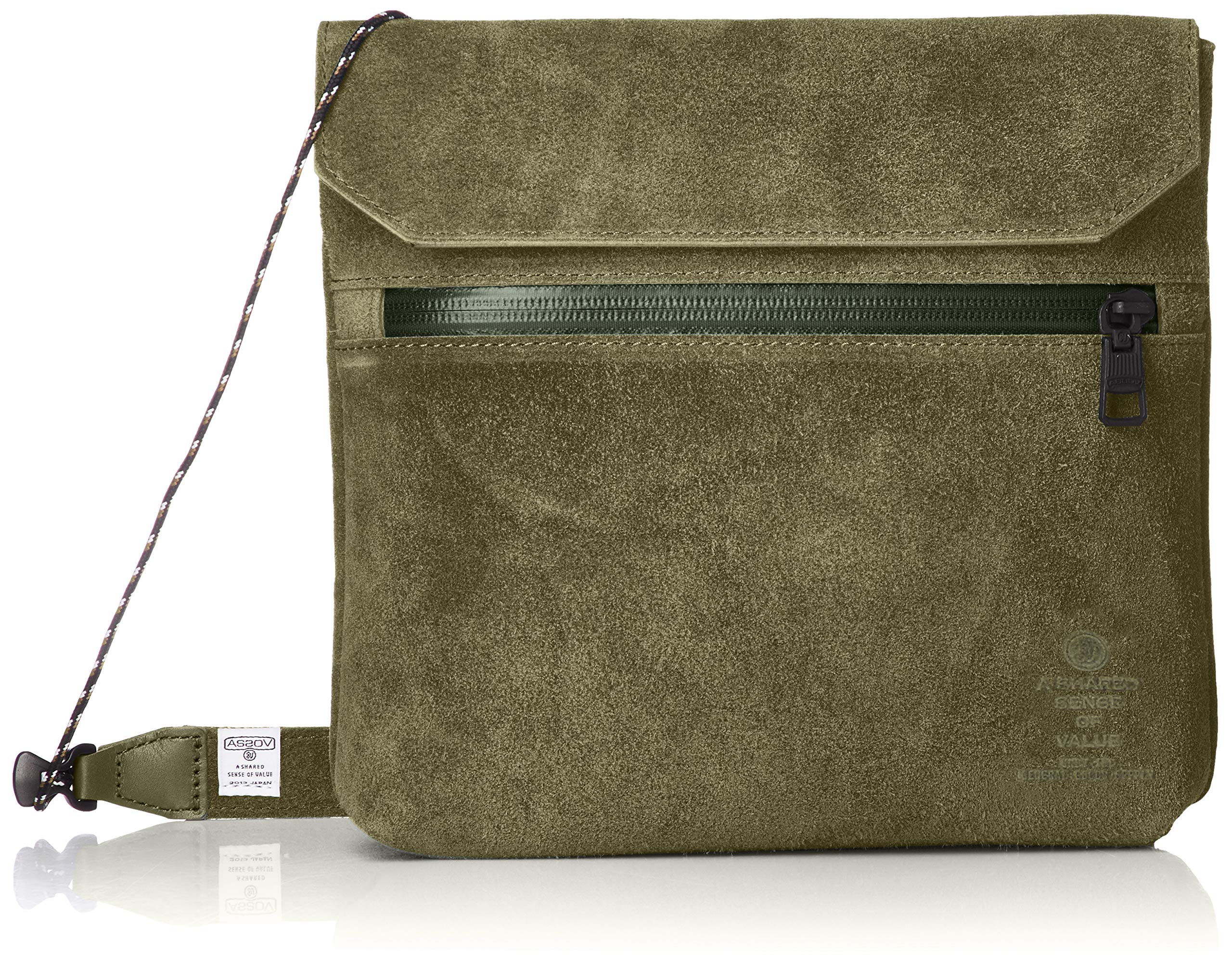 

ASSOB Waterproof Suede Leather Sacoche 091750 WATER PROOF SUEDE SACOCHE KHAKI