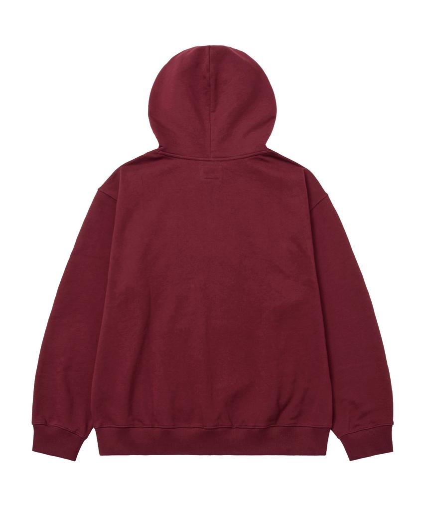 PHYPS MOTORCYCLE Honda Small Wing Rivet Point Hoodie Burgundy