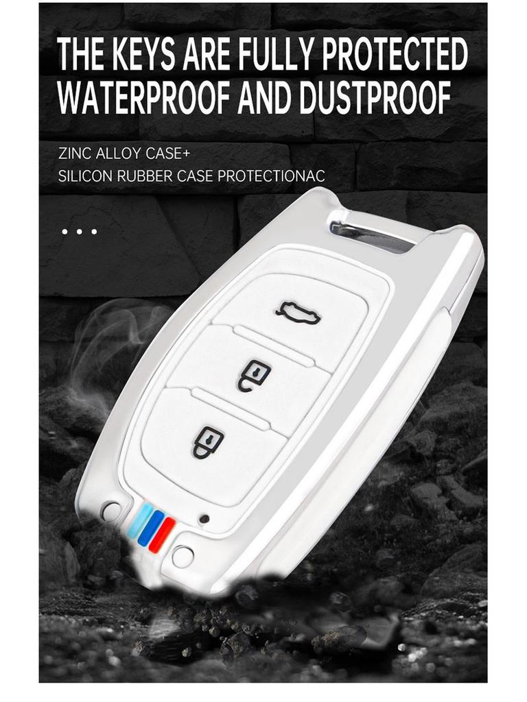 Premium Key Cover for Beijing Hyundai ix35, Lingdong, Mingtu, Langdong, Yuedong, Rena, and Festa