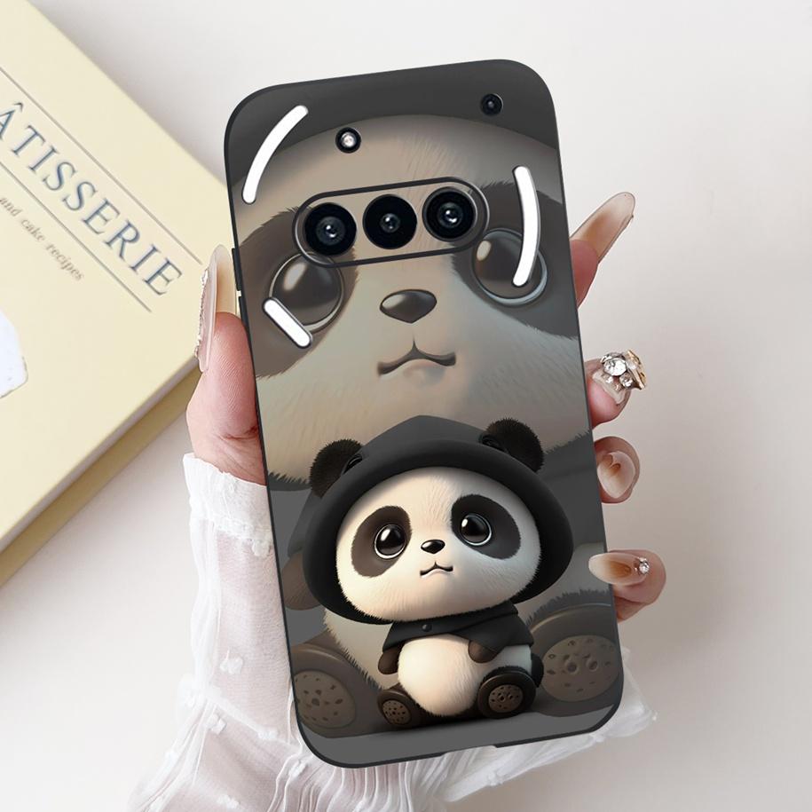 For Nothing Phone 3A Case A059 Cover Fashion Flower Soft Silicone Black Shockproof Cover On Nothing Phone3A 3 A 3APro A059P Capa
