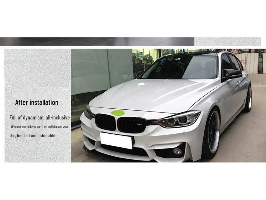 BMW 3 Series (2013-2019) M3 Conversion Kit: Front/Rear Bumpers, Side Bumpers, Hood & Fenders (F30/F35).