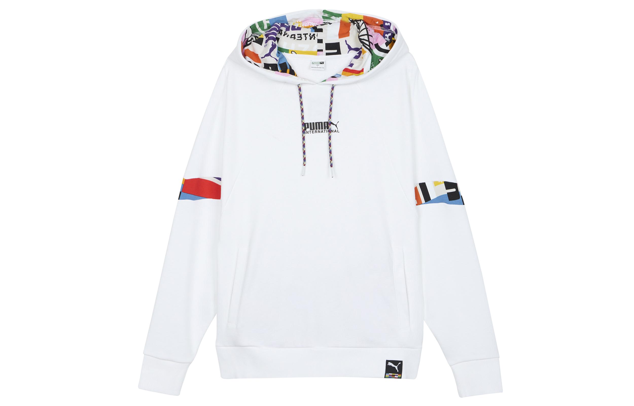 PUMA Sweatshirts Women s White Hooded Moderate Regular 531351-02 M