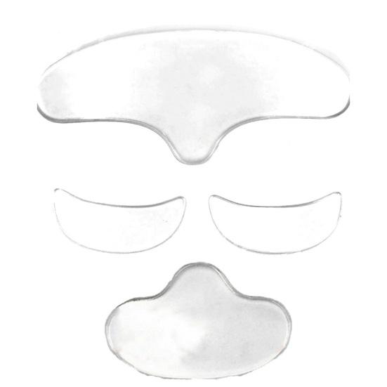 1/2/3Pcs Silicone Reusable Anti Wrinkle Forehead Eye Jaw Pad Patch Skin Care