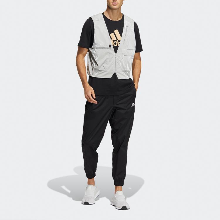 Adidas X Transformers Spring Edition Detachable Two-Piece Jacket With Stand Collar Unisex Outerwear Gray HM7467